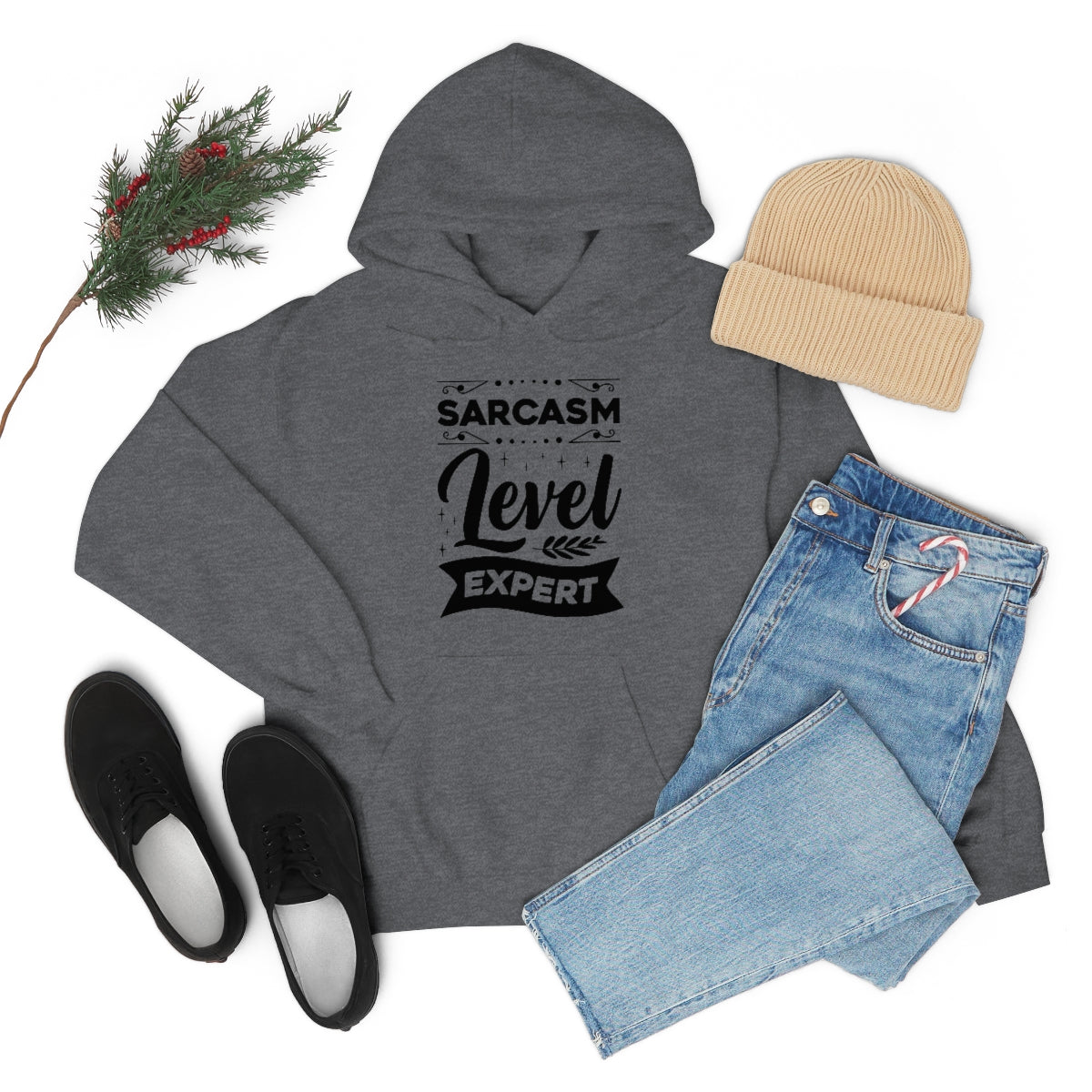 Sarcasm Level Expert Unisex Heavy Blend™ Hooded Sweatshirt