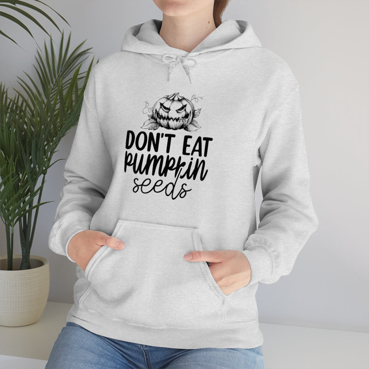 Don't Eat Pumpkin Seeds Unisex Heavy Blend™ Hooded Sweatshirt