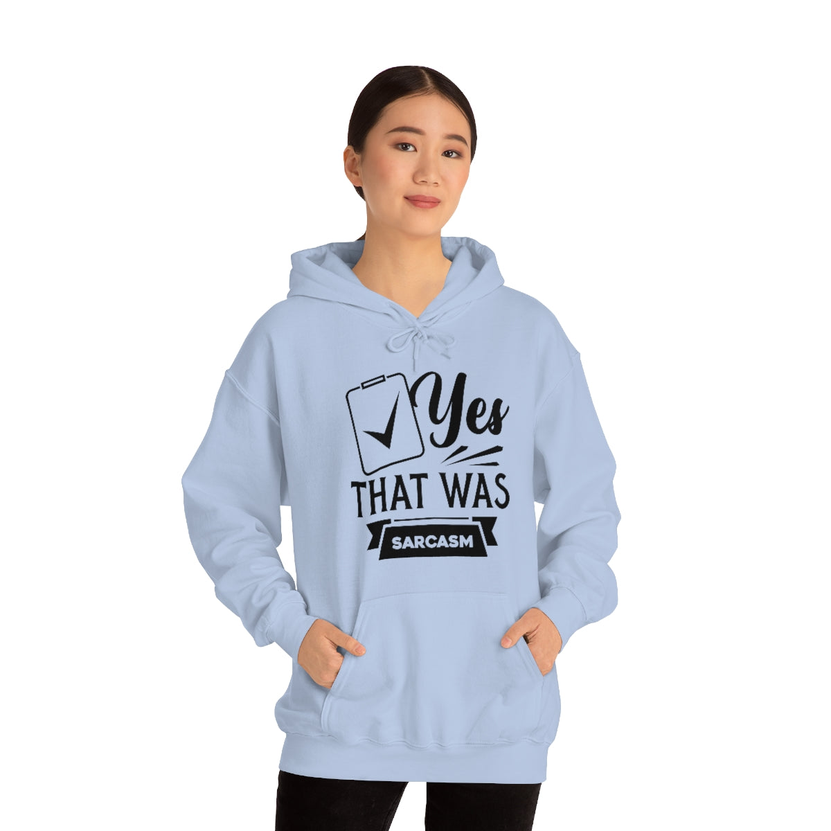 Yes That Was Sarcasm Unisex Heavy Blend™ Hooded Sweatshirt