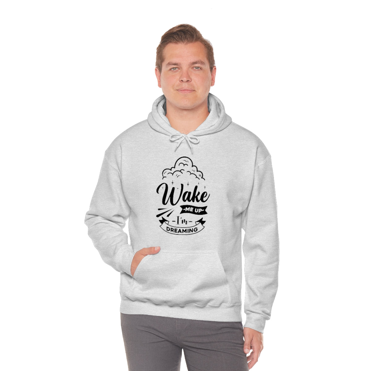 Wake Me Up I'm Dreaming Unisex Heavy Blend™ Hooded Sweatshirt