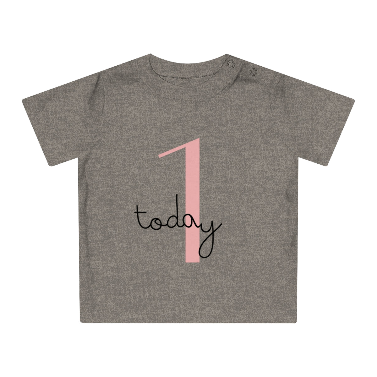 1 Today (Pink) Birthday Baby T-Shirt