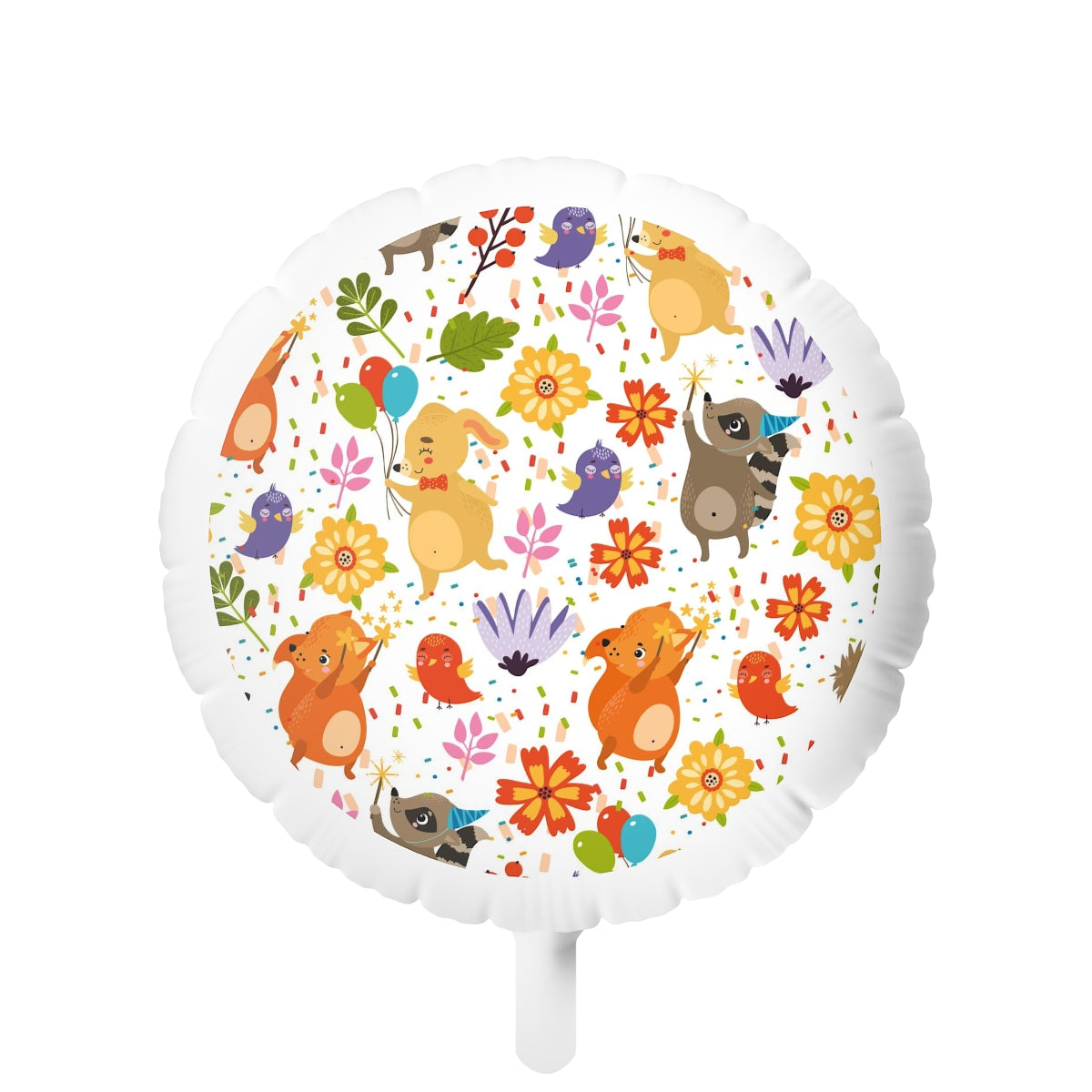 Happy Birthday Animals Birds & Flowers Birthday Helium Balloon