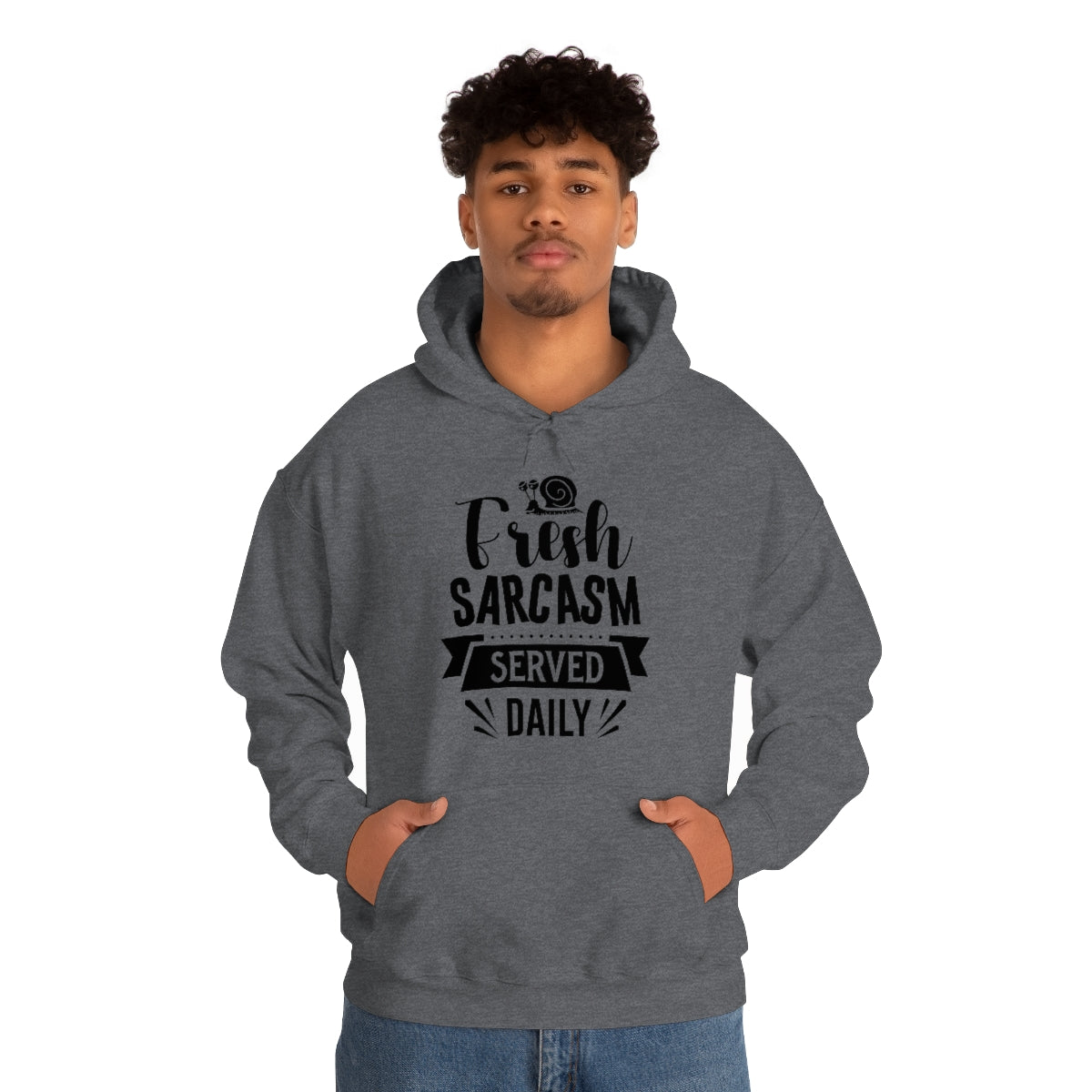 Fresh Sarcasm Served Daily Unisex Heavy Blend™ Hooded Sweatshirt