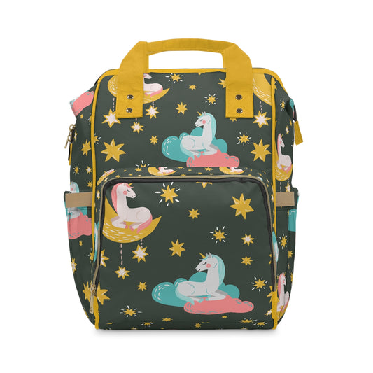 Unicorns & Stars Multifunctional Diaper Backpack