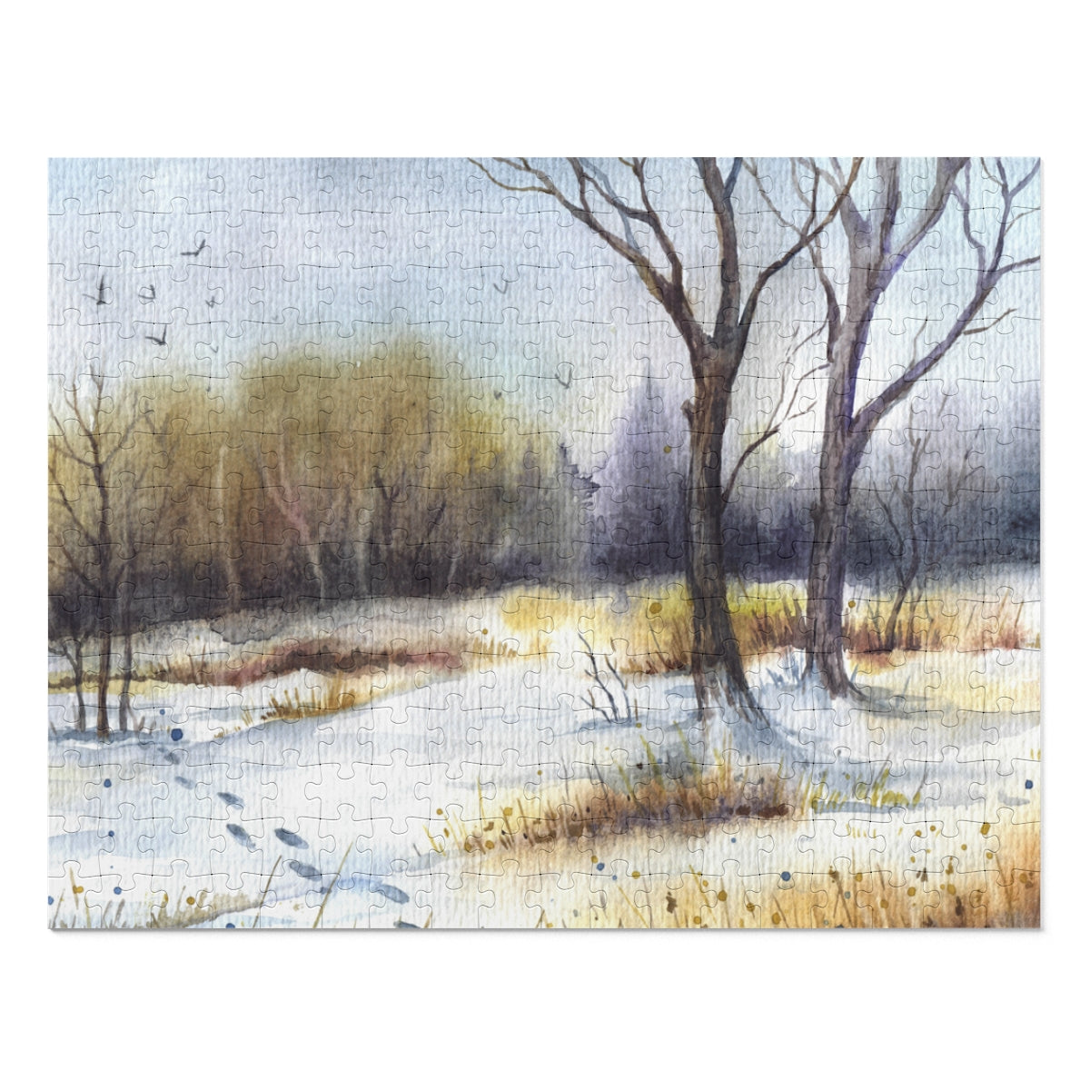 Footprints in the Snow Jigsaw Puzzle (30, 110, 252, 500,1000-Piece)