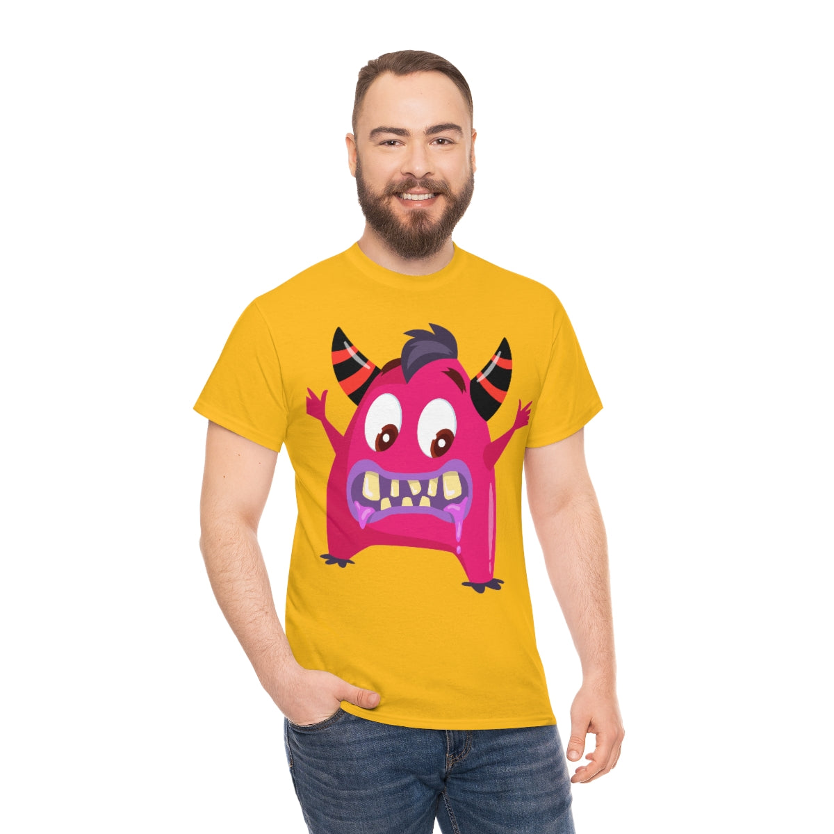 NFT Design Pink Monster Unisex Heavy Cotton Tee