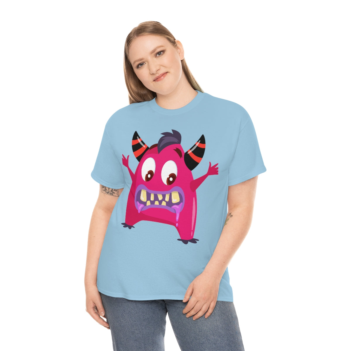 NFT Design Pink Monster Unisex Heavy Cotton Tee