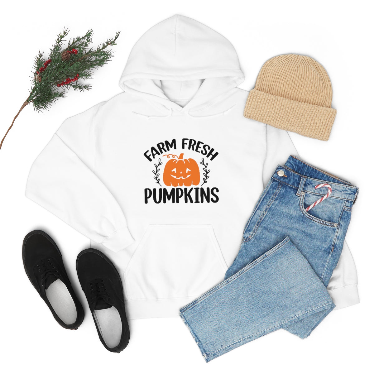 Farm Fresh Pumpkins Unisex Heavy Blend™ Hooded Sweatshirt