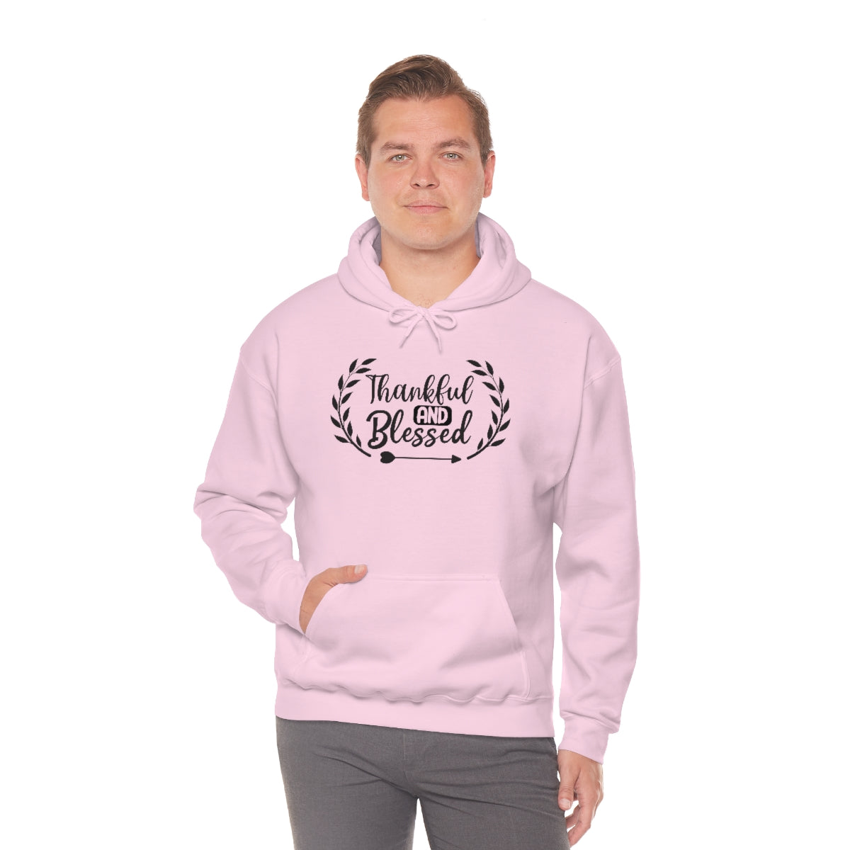 Thankful and Blessed Unisex Heavy Blend™ Hooded Sweatshirt