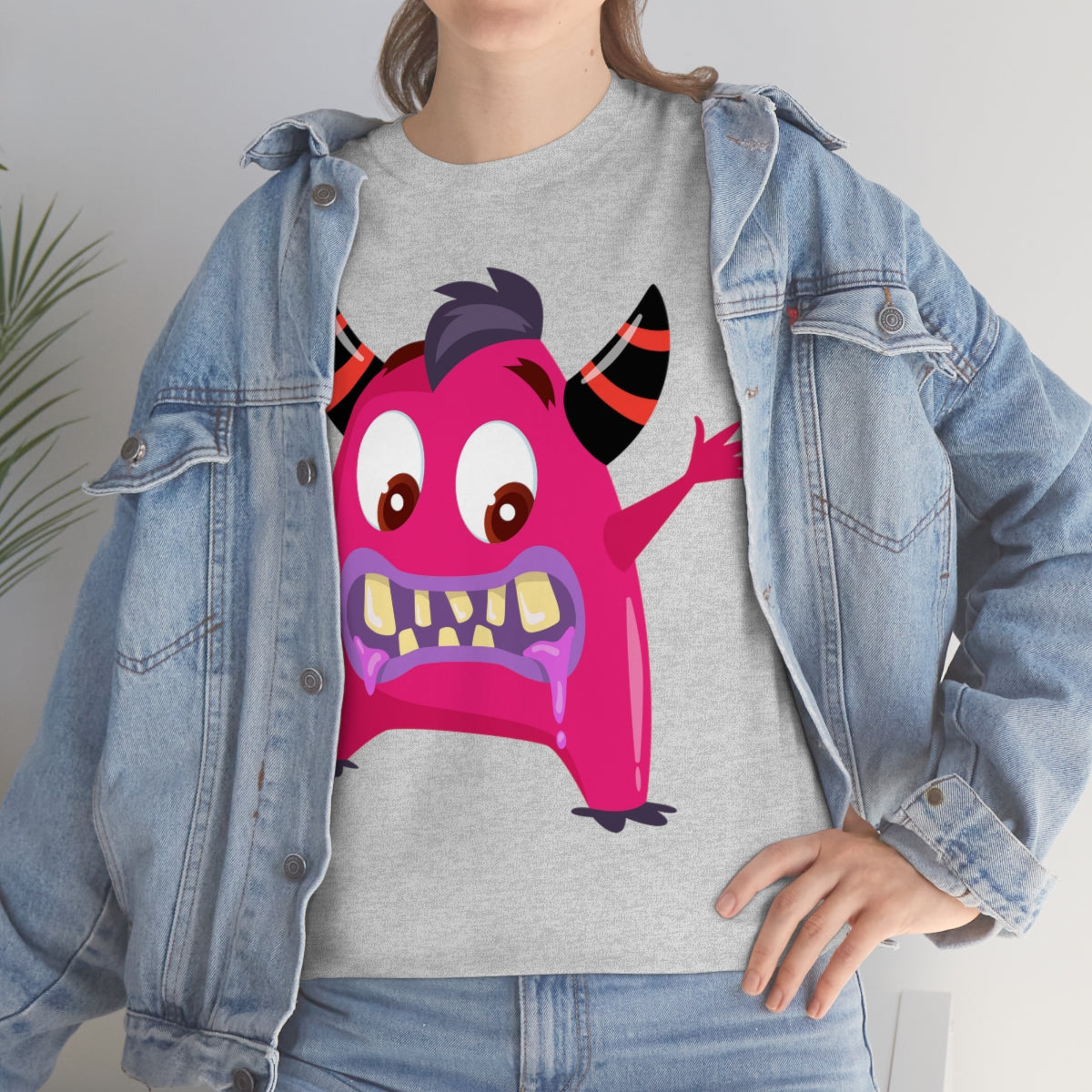 NFT Design Pink Monster Unisex Heavy Cotton Tee