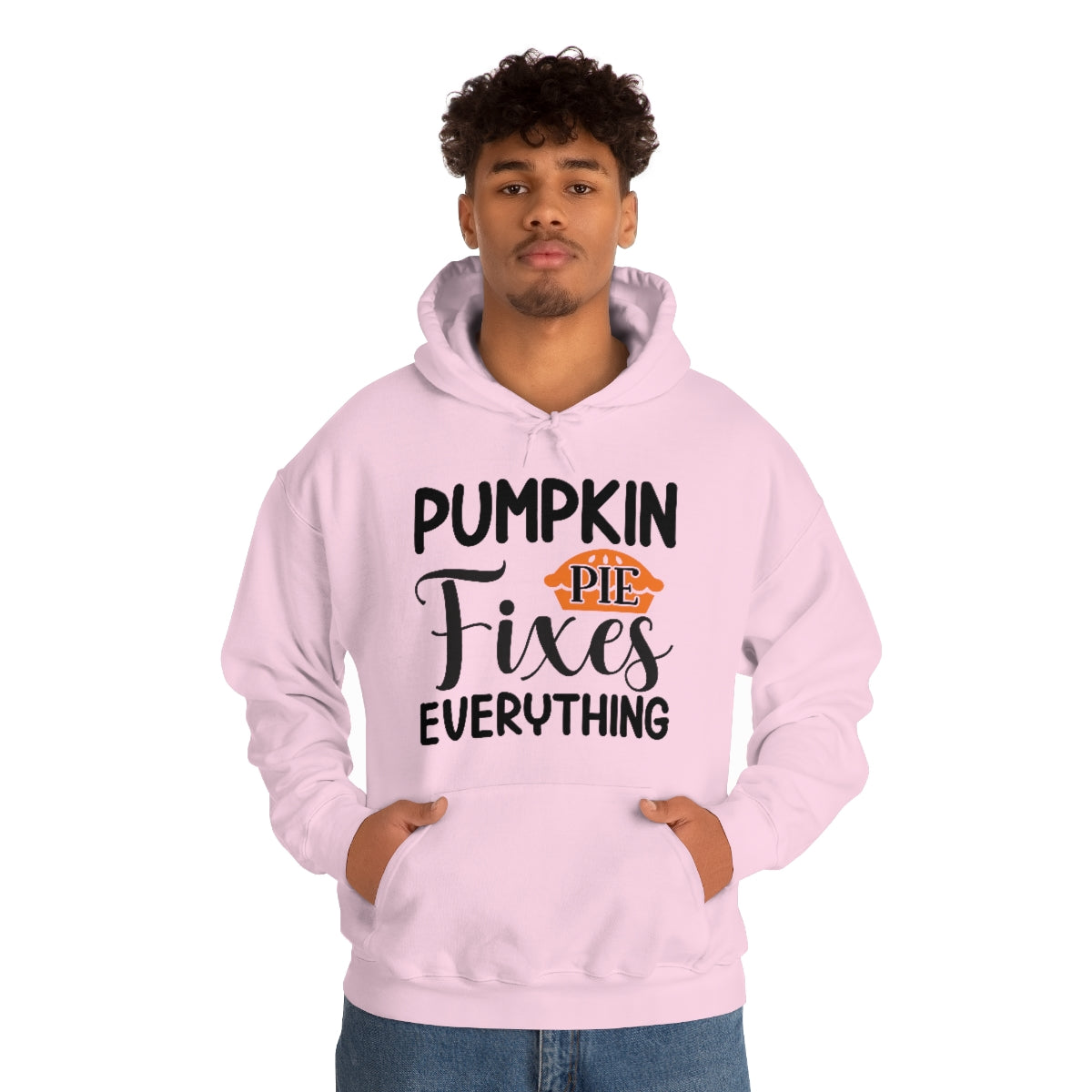 Pumpkin Pie Fixes Everything Unisex Heavy Blend™ Hooded Sweatshirt