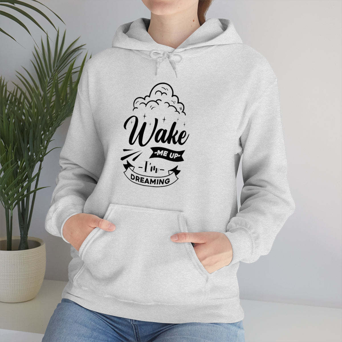 Wake Me Up I'm Dreaming Unisex Heavy Blend™ Hooded Sweatshirt