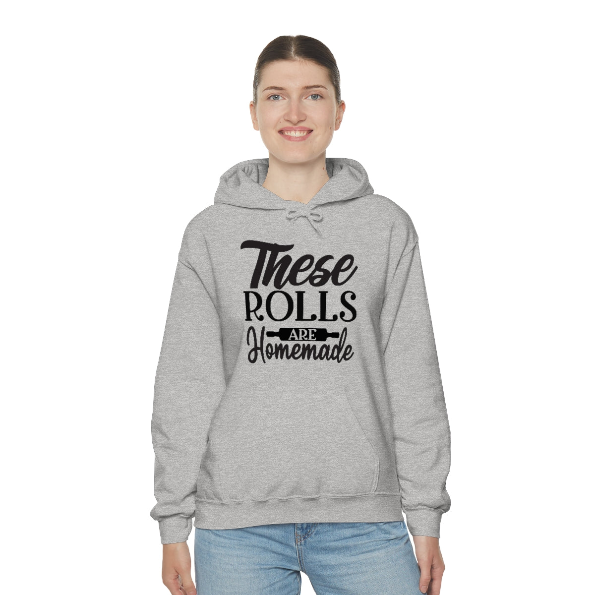 These Rolls Are Home Made Unisex Heavy Blend™ Hooded Sweatshirt