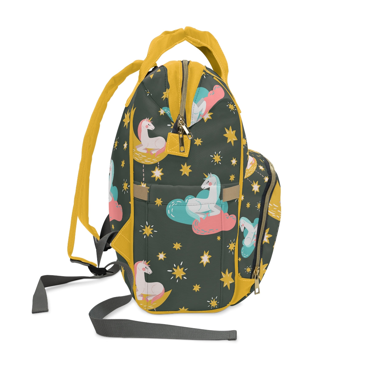 Unicorns & Stars Multifunctional Diaper Backpack