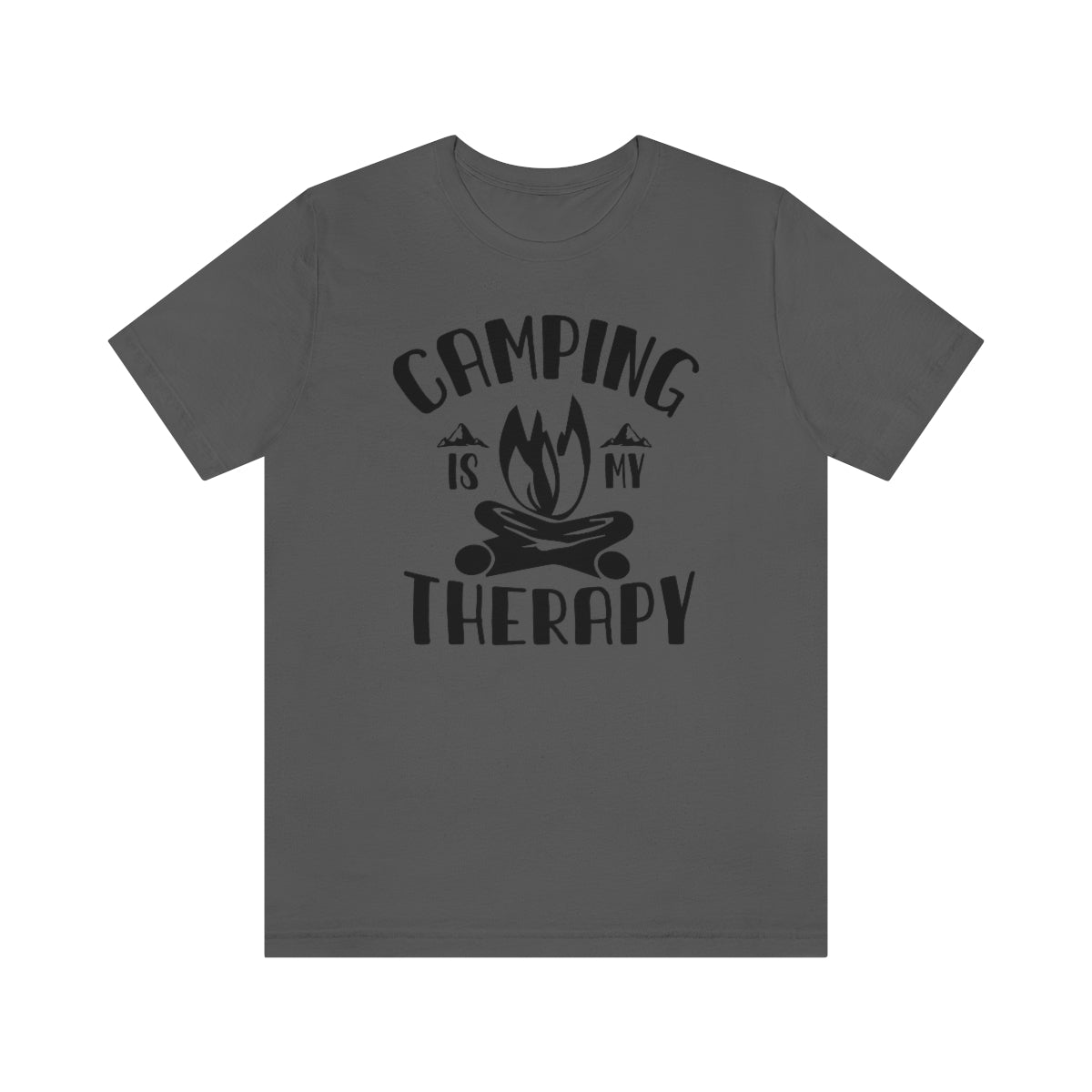 Camping is My Therapy Unisex Jersey Short Sleeve Tee