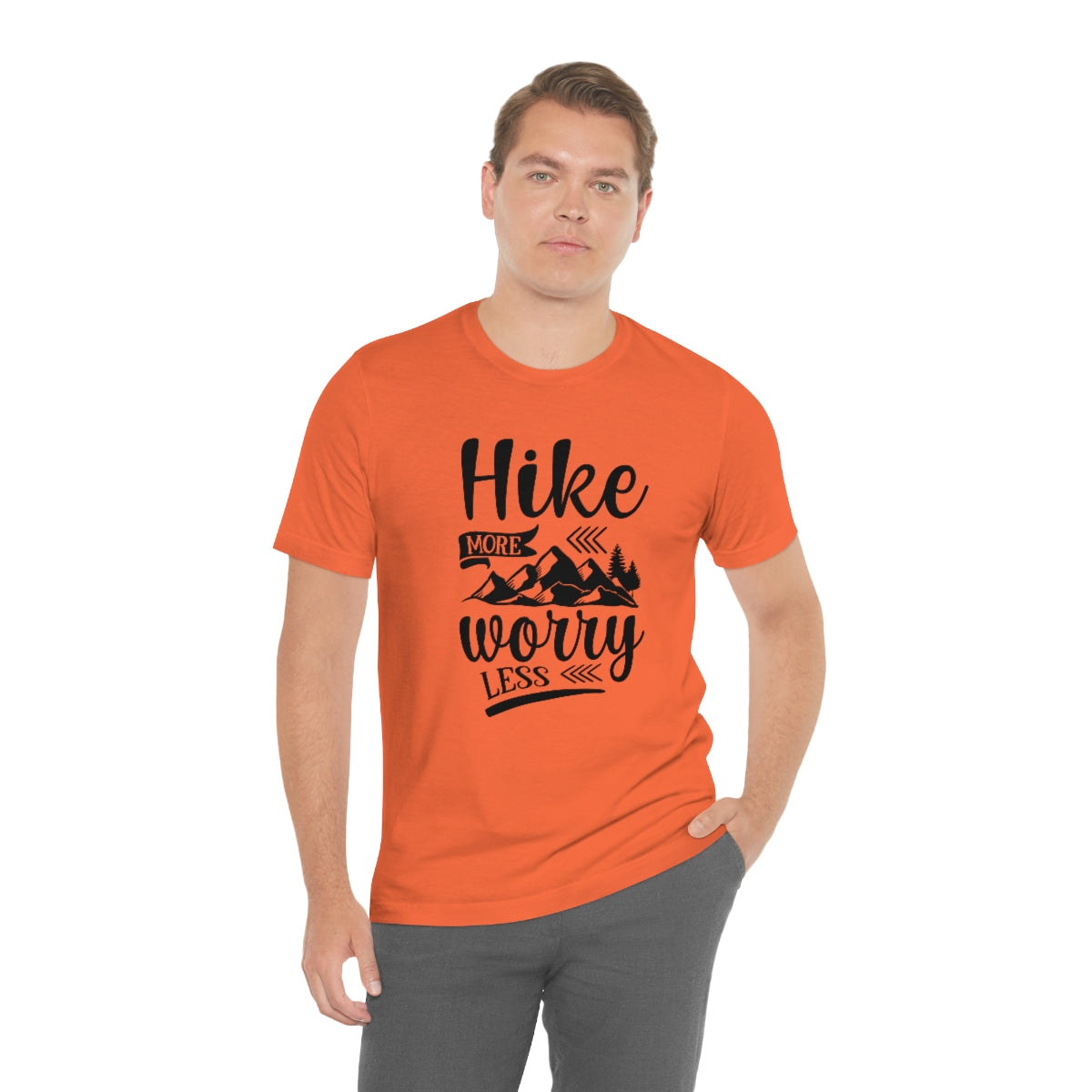 Hike More Worry Less Unisex Jersey Short Sleeve Tee