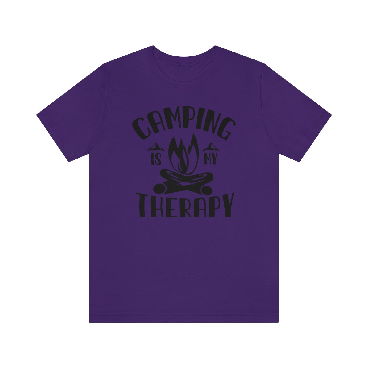 Camping is My Therapy Unisex Jersey Short Sleeve Tee