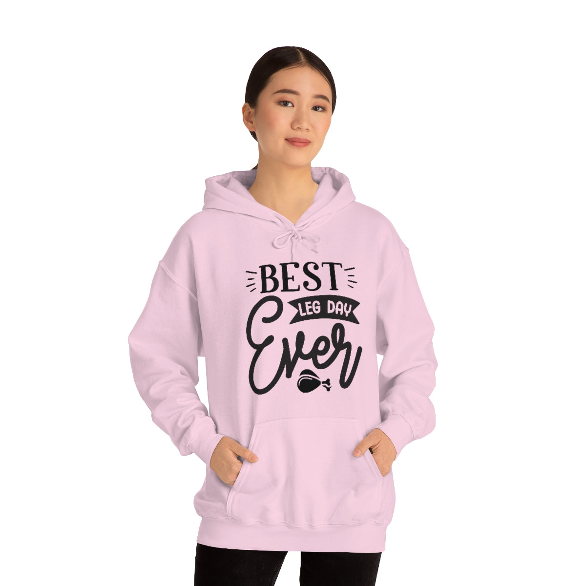 Best Leg Day Ever Unisex Heavy Blend™ Hooded Sweatshirt