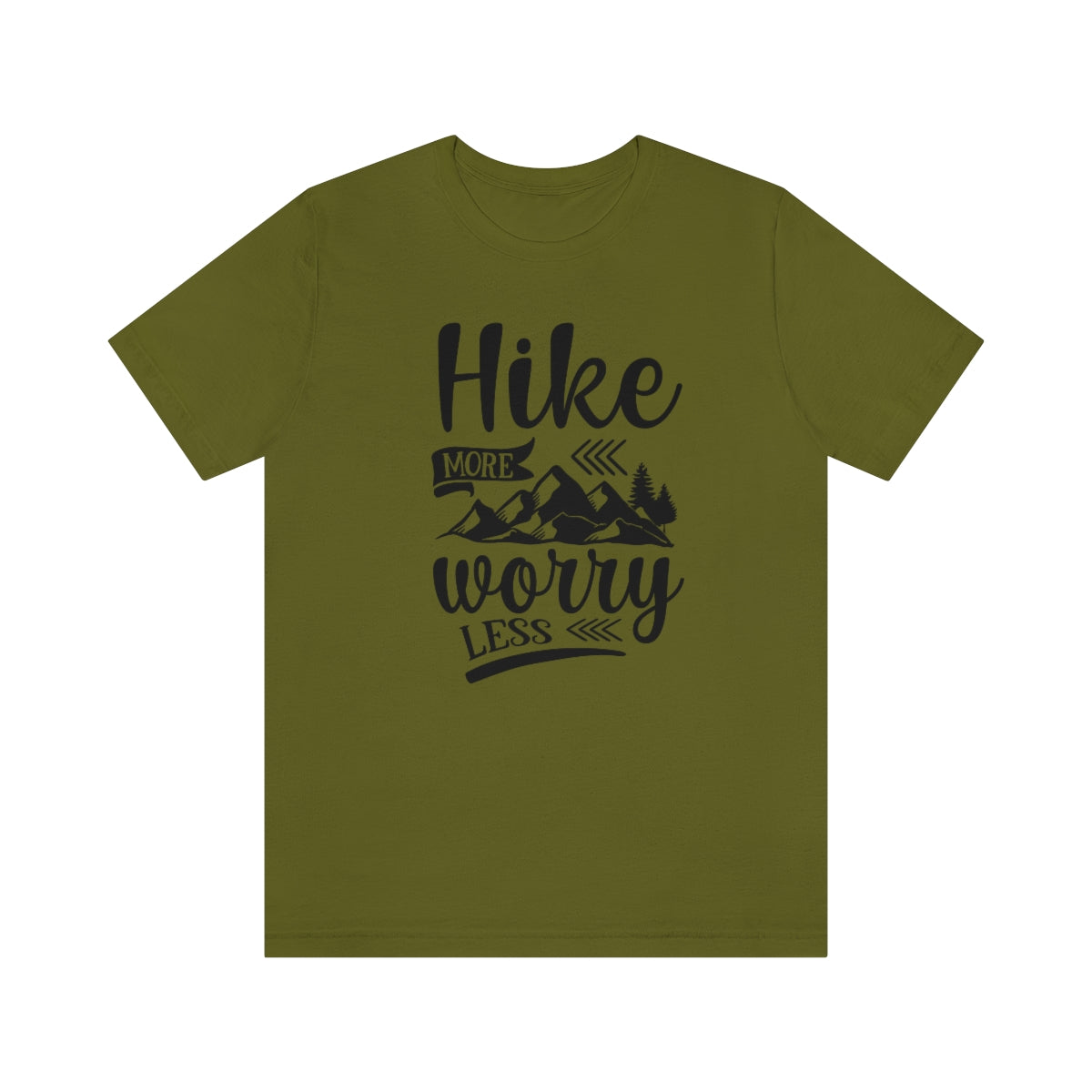 Hike More Worry Less Unisex Jersey Short Sleeve Tee