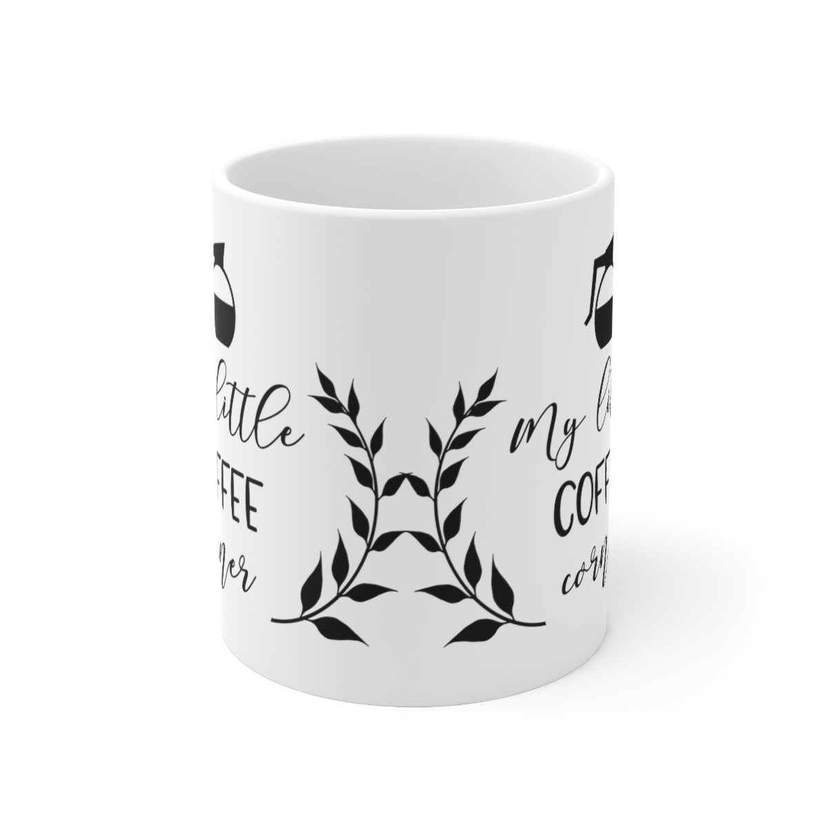 My Little Coffee Corner Ceramic Coffee Cups, 11oz, 15oz