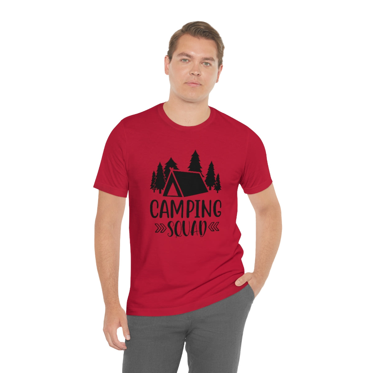 Camping Squad Unisex Jersey Short Sleeve Tee