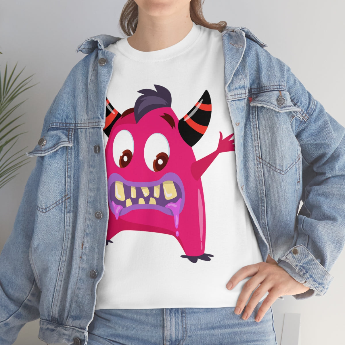 NFT Design Pink Monster Unisex Heavy Cotton Tee