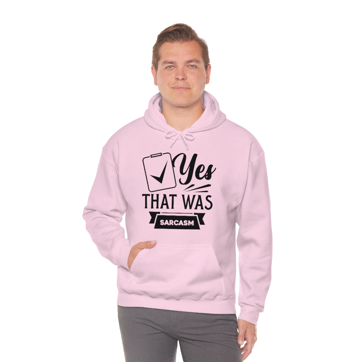 Yes That Was Sarcasm Unisex Heavy Blend™ Hooded Sweatshirt