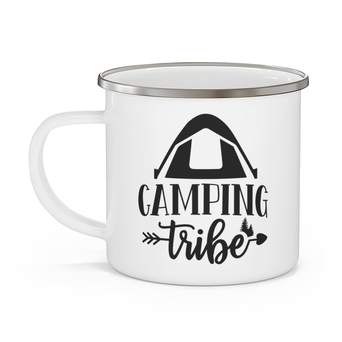 Camping Tribe Enamel Camping Mug