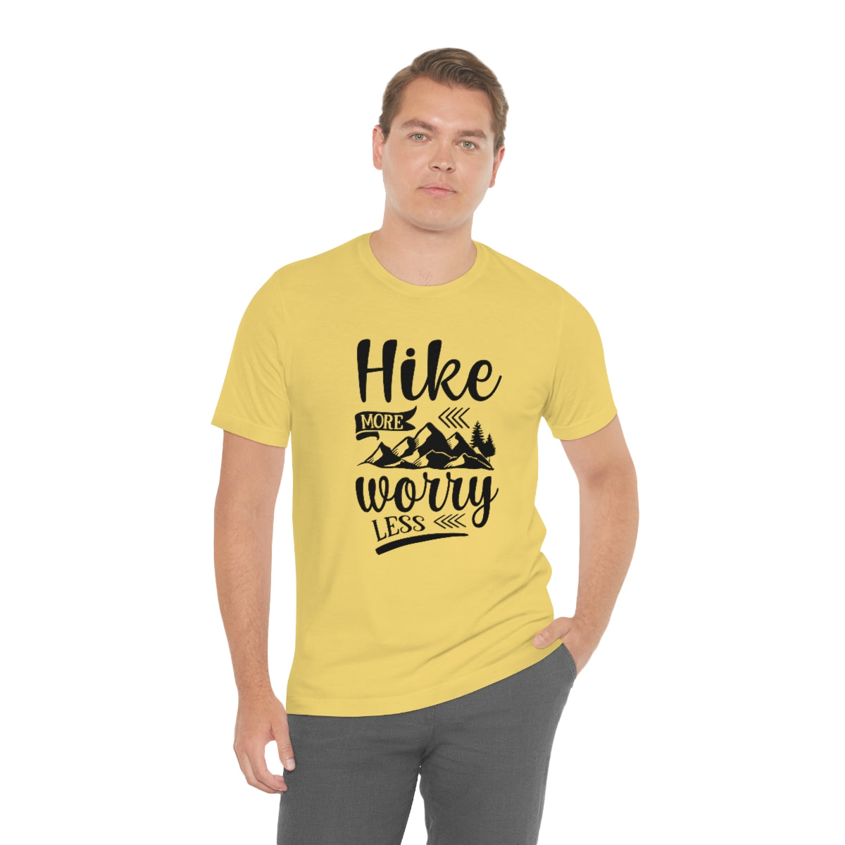 Hike More Worry Less Unisex Jersey Short Sleeve Tee