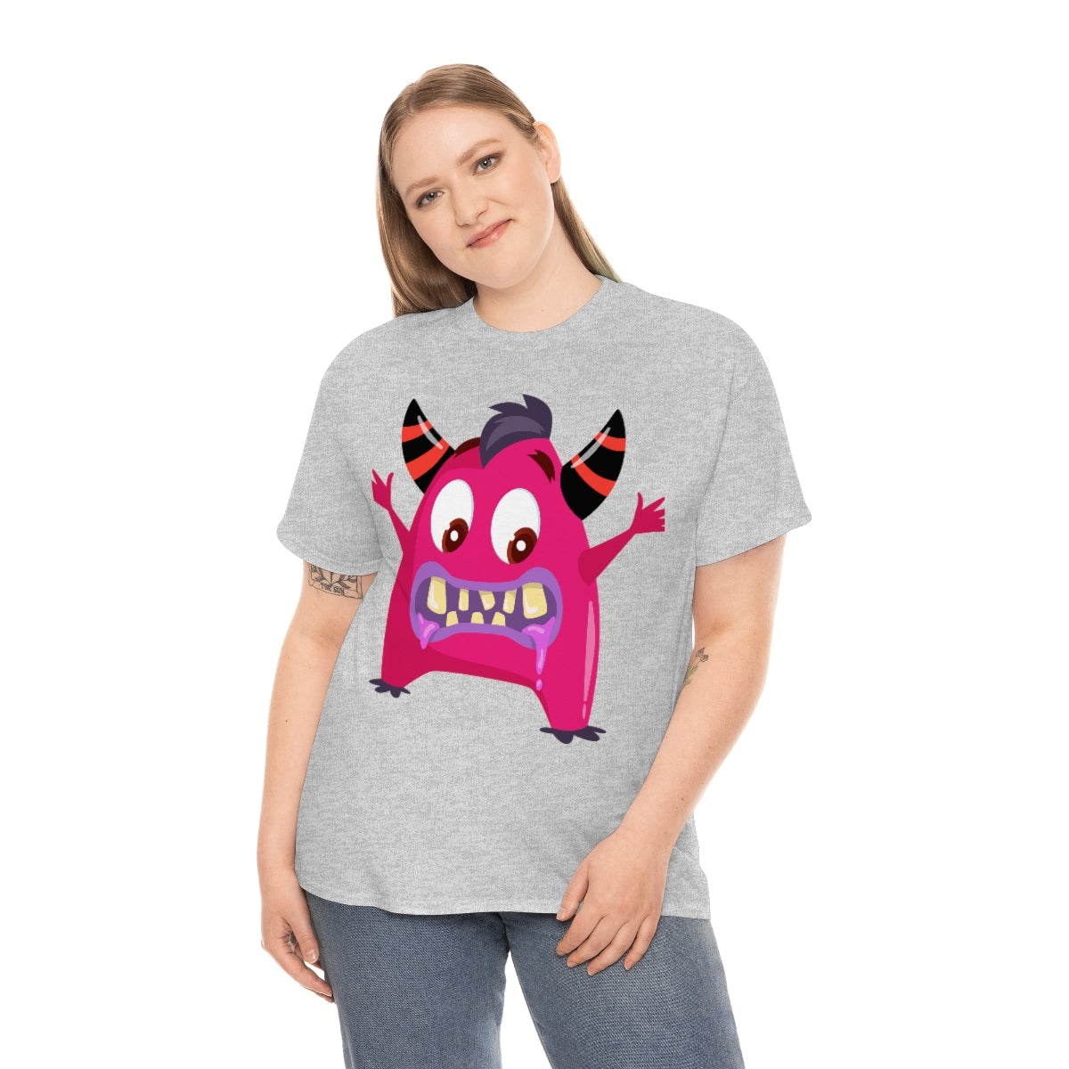 NFT Design Pink Monster Unisex Heavy Cotton Tee