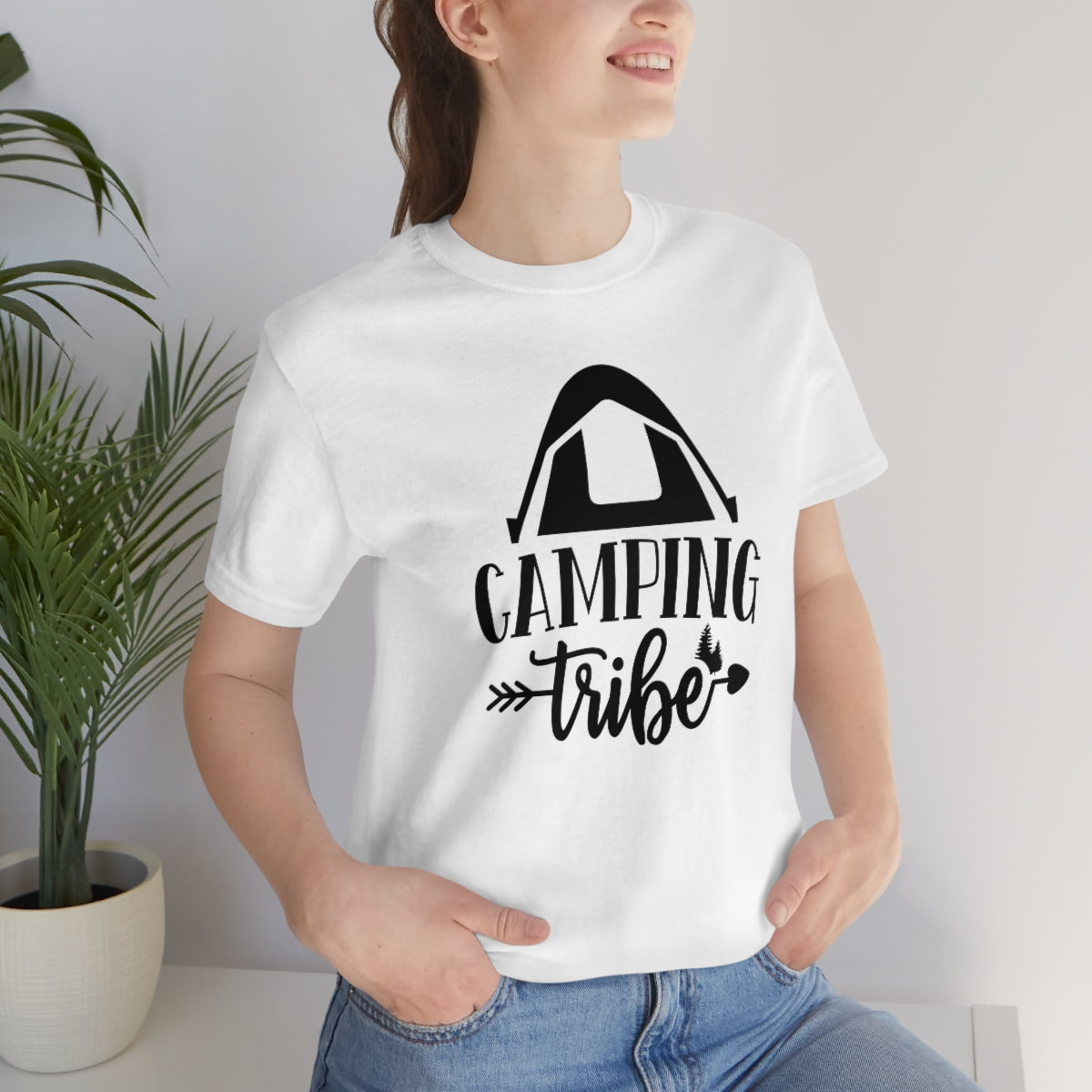 Camping Tribe Unisex Jersey Short Sleeve Tee