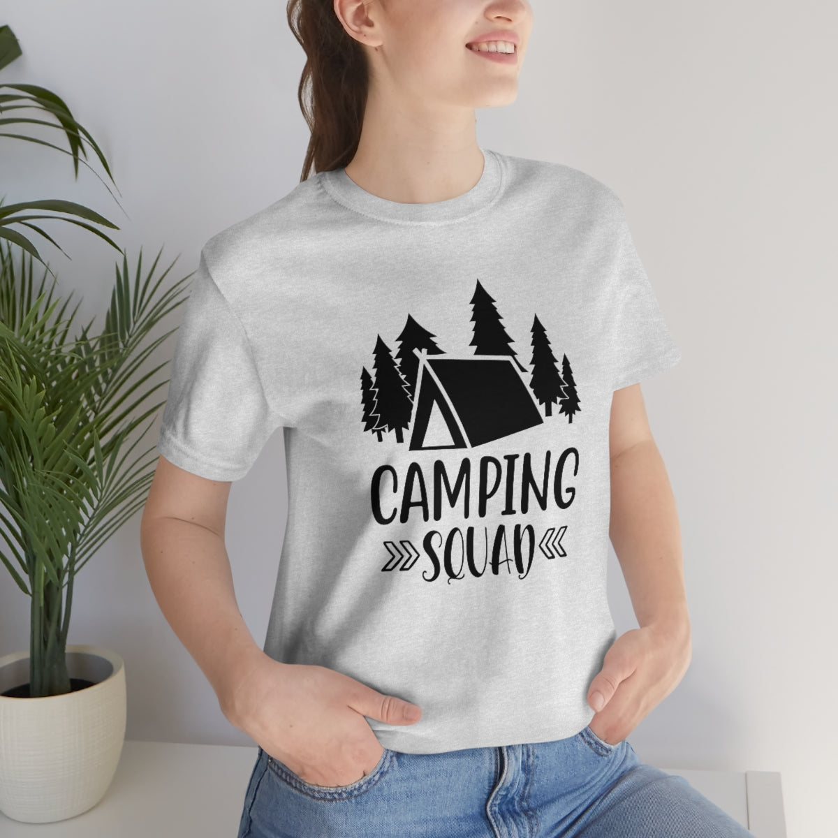 Camping Squad Unisex Jersey Short Sleeve Tee