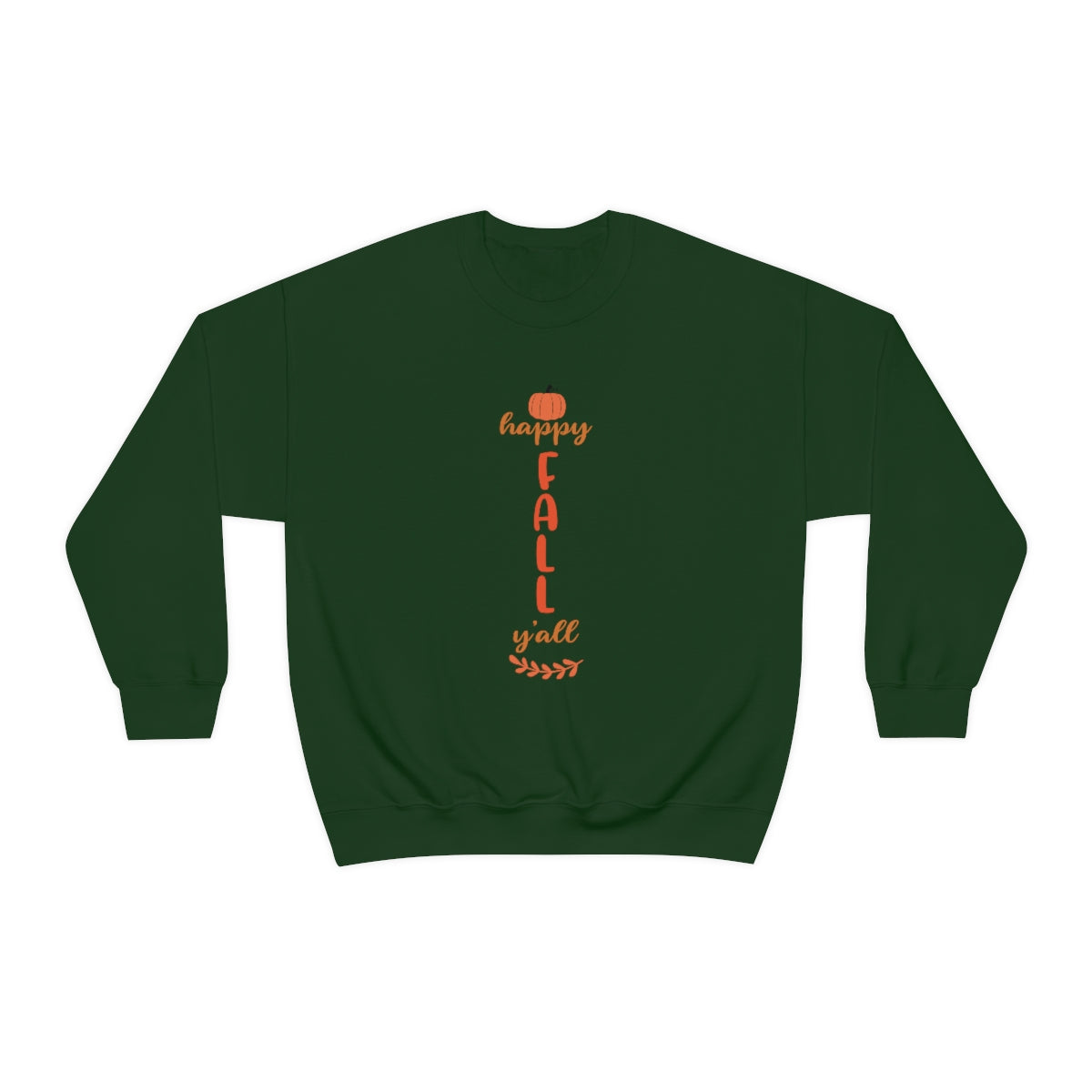 Happy Fall Y'All Unisex Heavy Blend™ Crewneck Sweatshirt