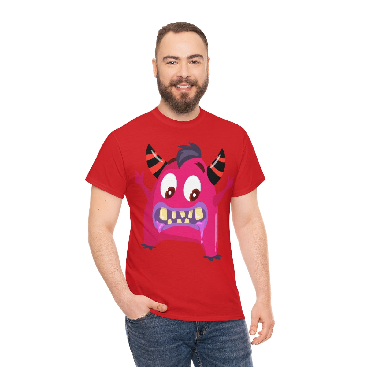 NFT Design Pink Monster Unisex Heavy Cotton Tee