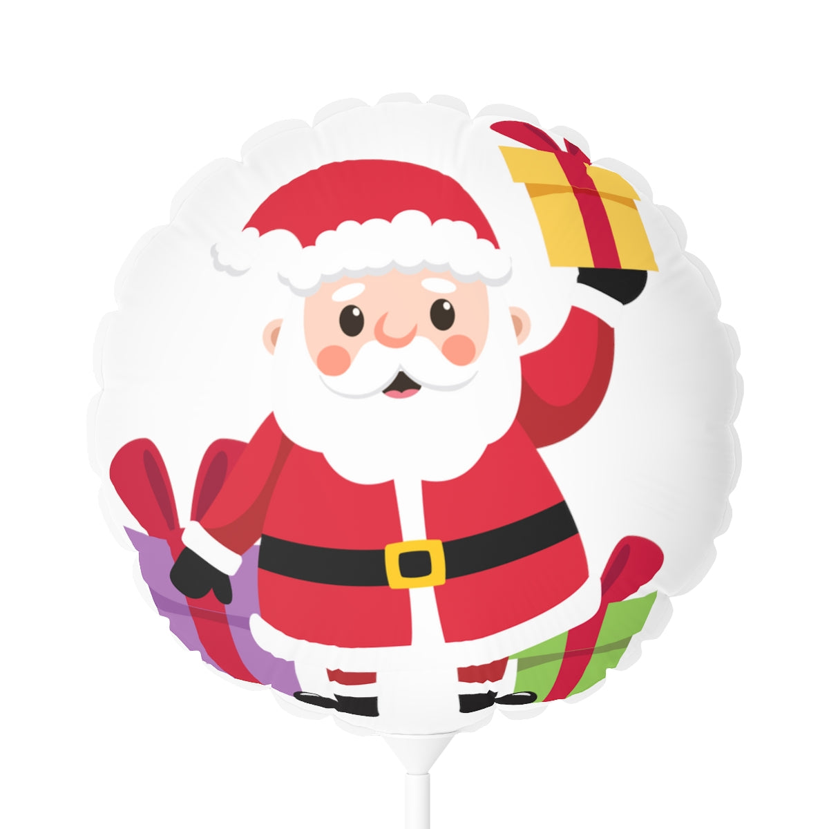 Santa Claus Christmas Balloons (Round ), 11"