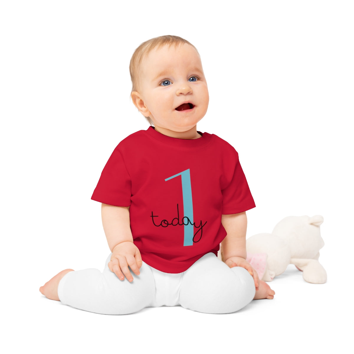 1 Today (Blue) Birthday Baby T-Shirt