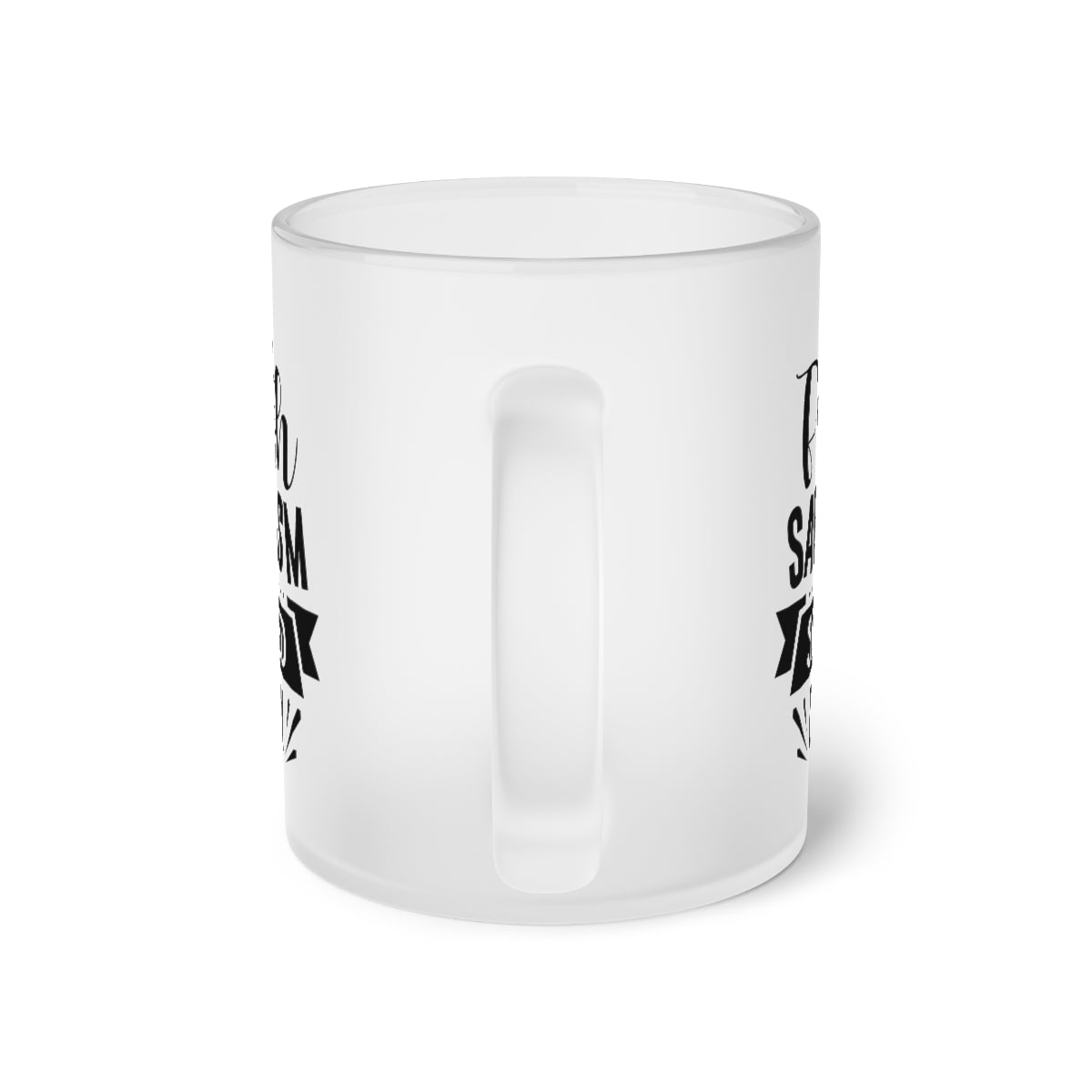 Fresh Sarcasm Served Daily Frosted Glass Mug