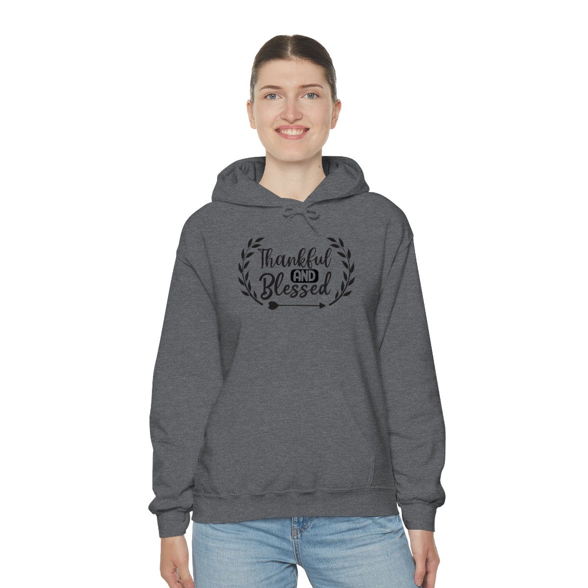 Thankful and Blessed Unisex Heavy Blend™ Hooded Sweatshirt