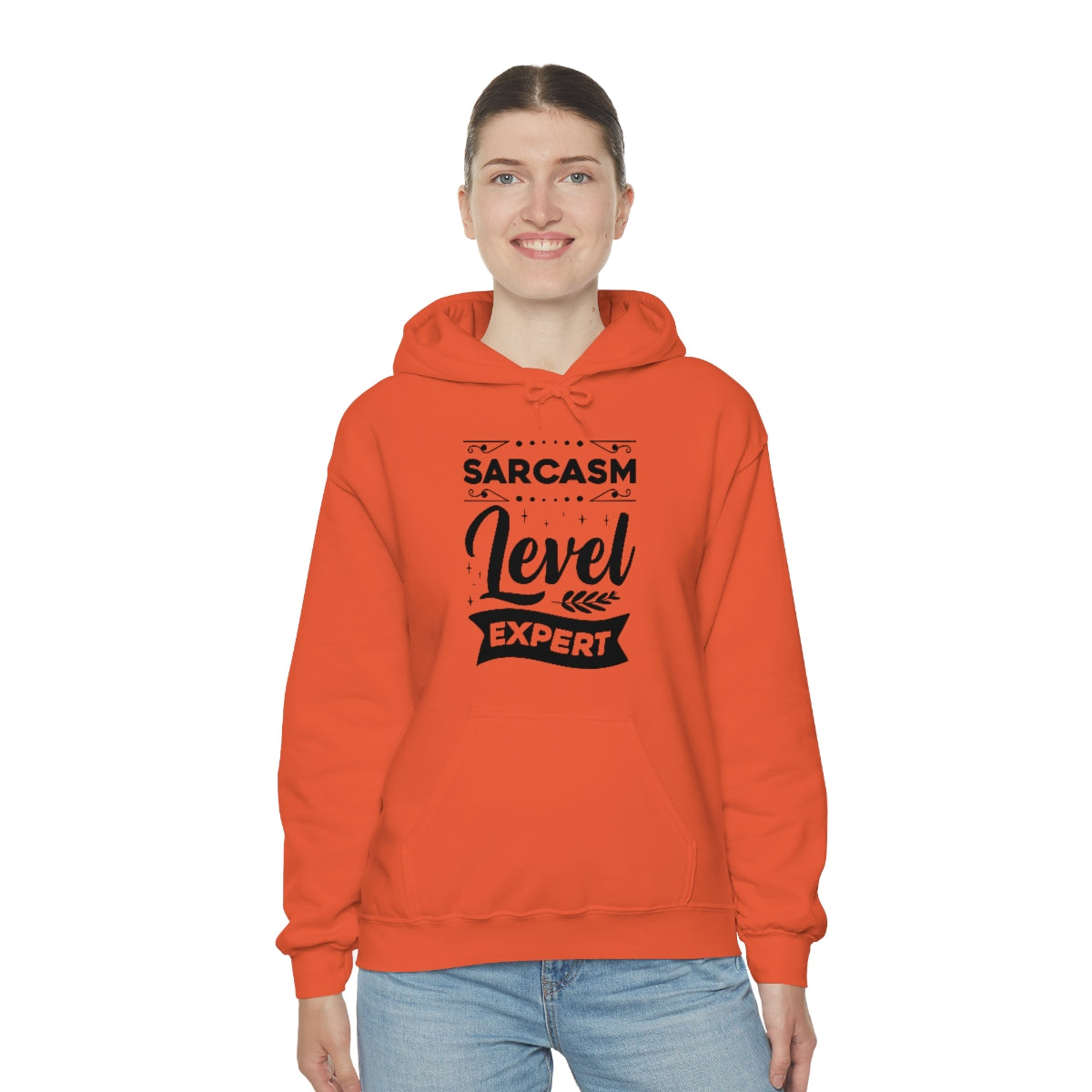 Sarcasm Level Expert Unisex Heavy Blend™ Hooded Sweatshirt