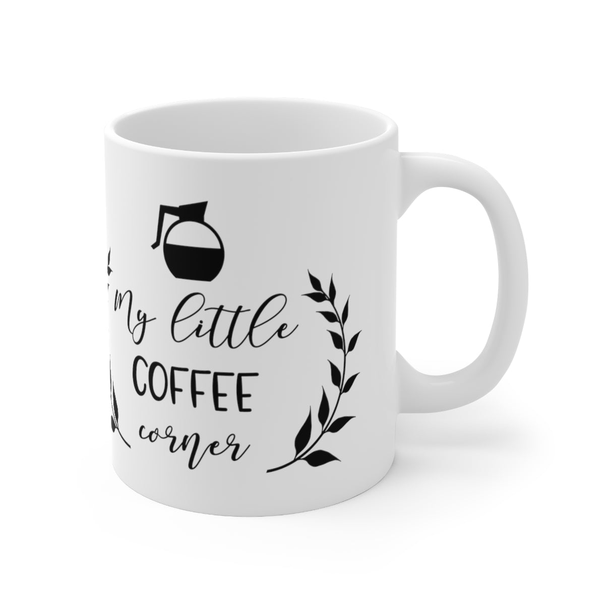 My Little Coffee Corner Ceramic Coffee Cups, 11oz, 15oz