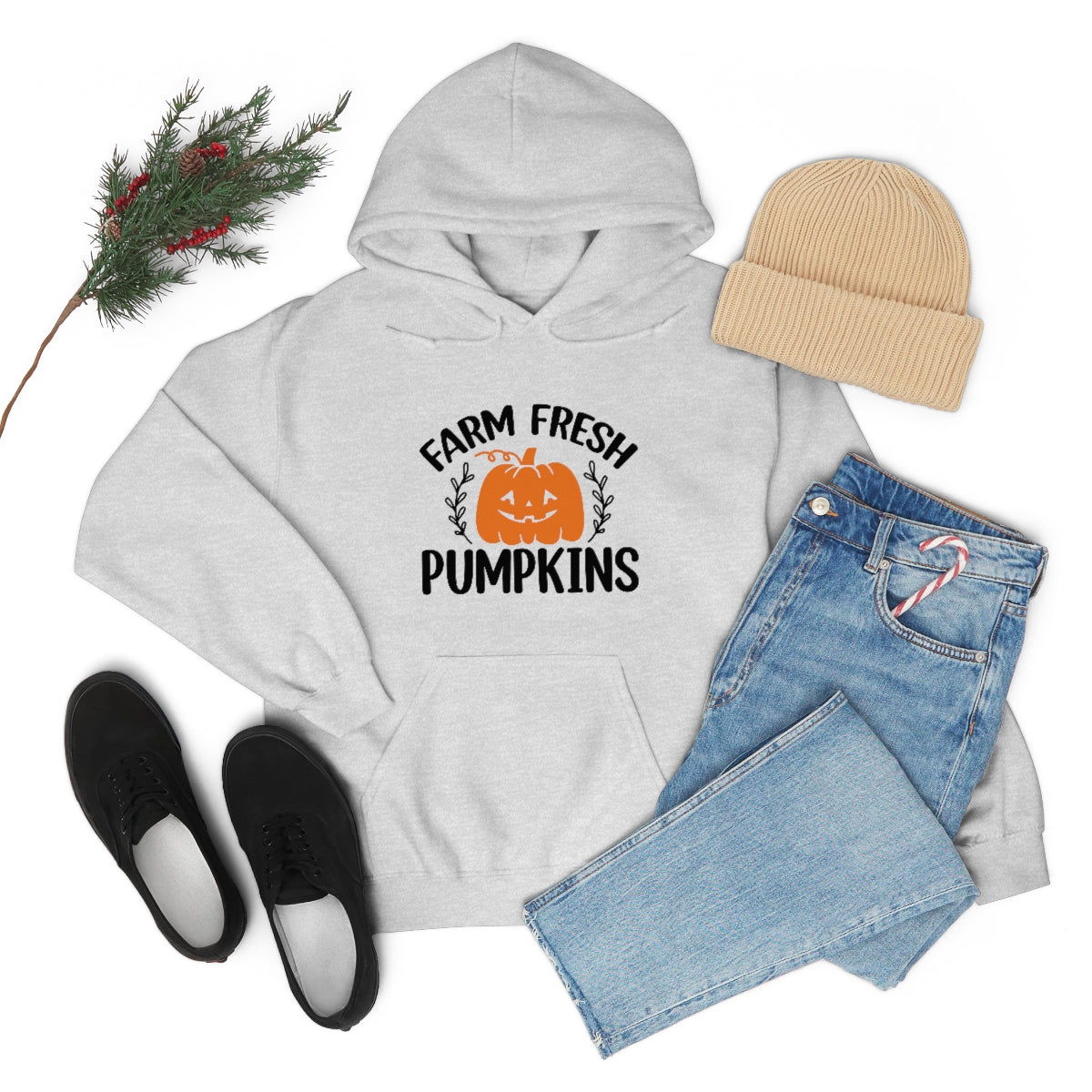 Farm Fresh Pumpkins Unisex Heavy Blend™ Hooded Sweatshirt