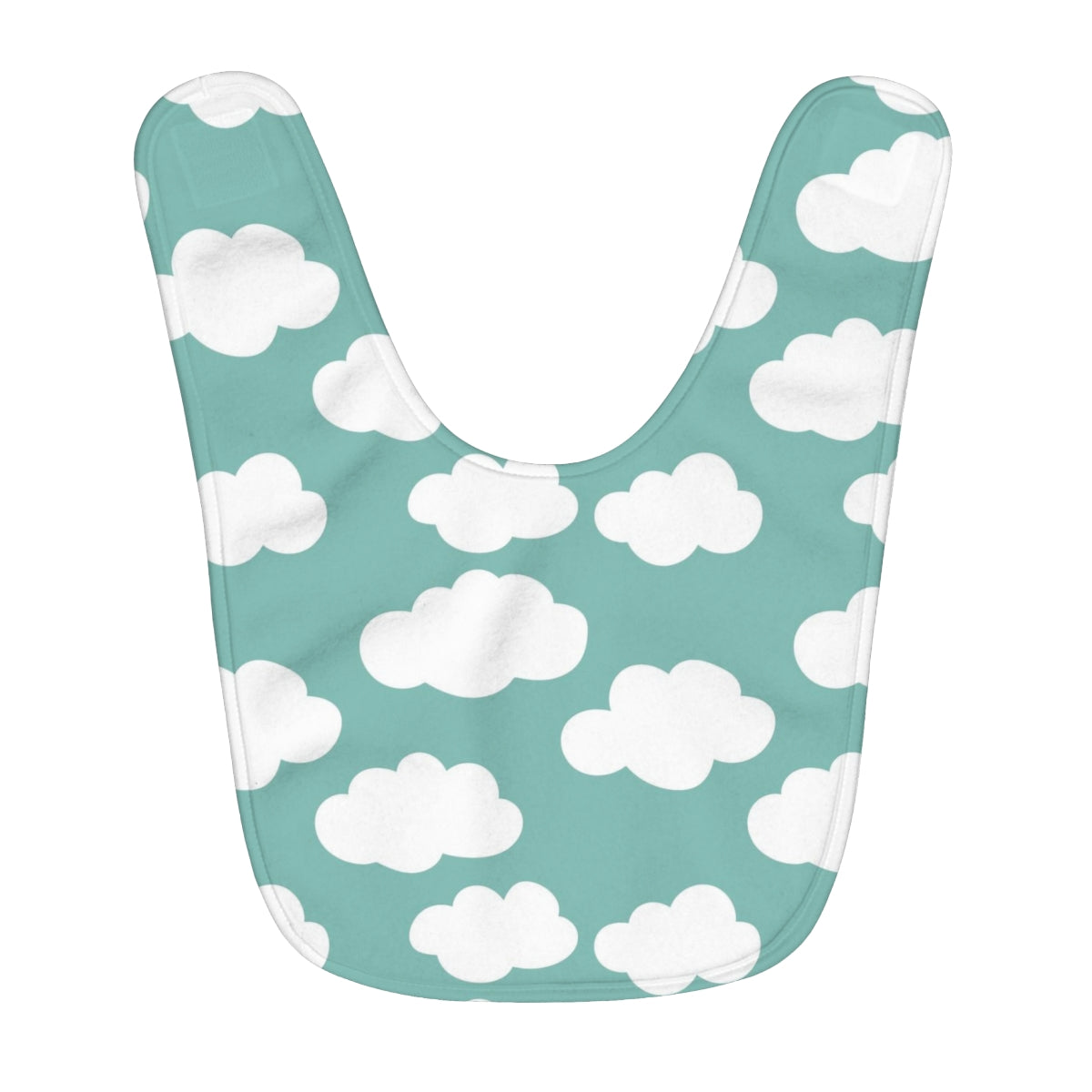 White Clouds Fleece Baby Bib