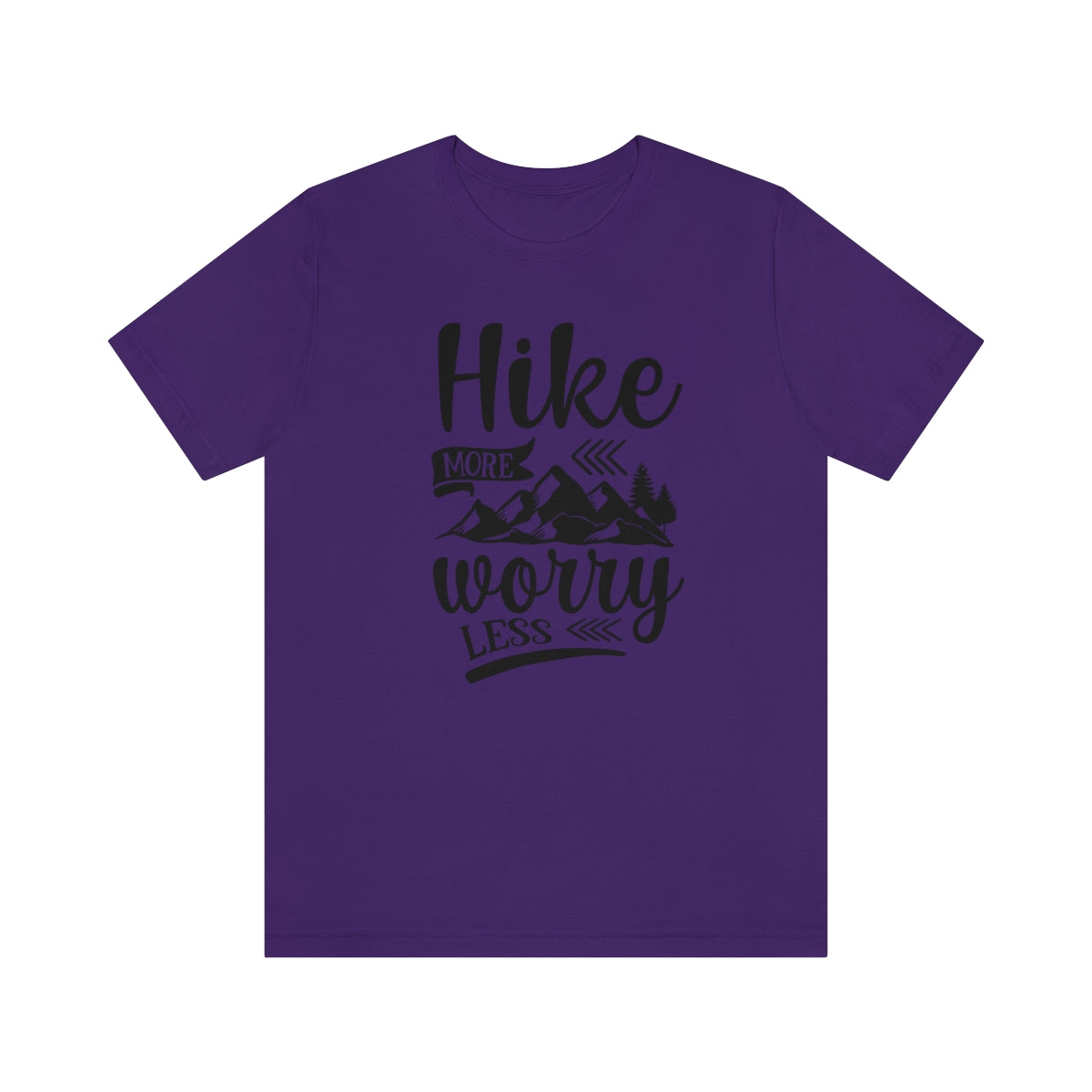 Hike More Worry Less Unisex Jersey Short Sleeve Tee