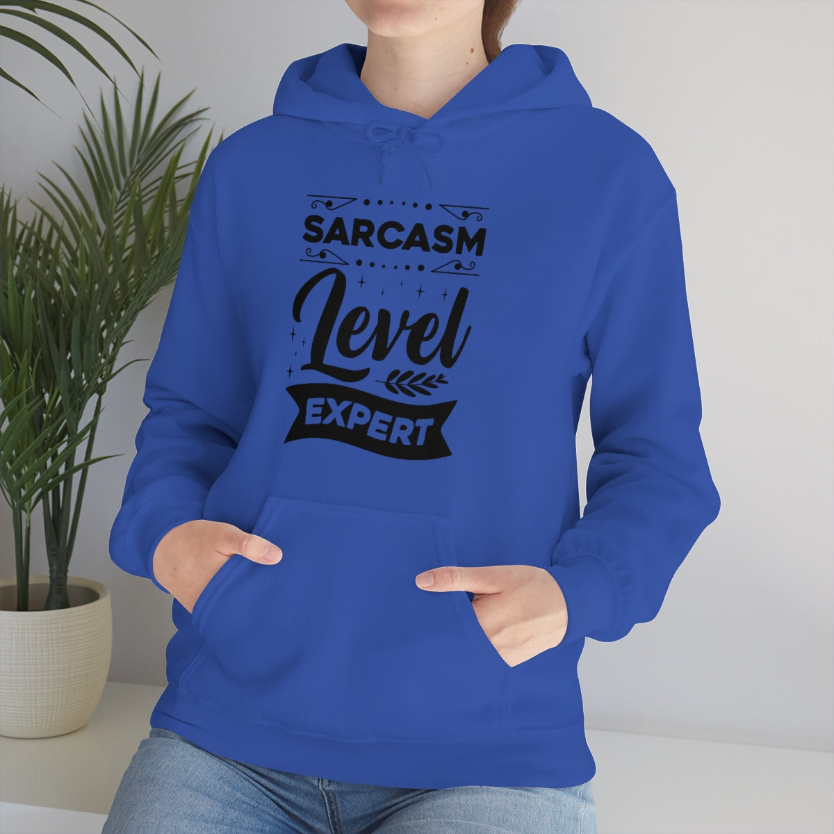 Sarcasm Level Expert Unisex Heavy Blend™ Hooded Sweatshirt