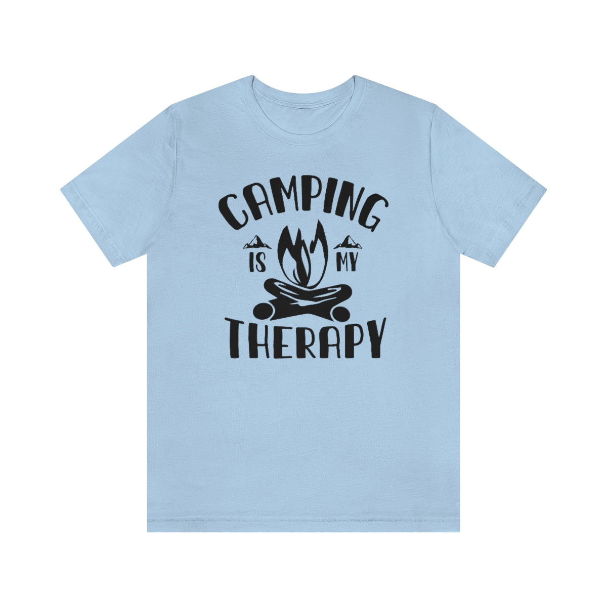 Camping is My Therapy Unisex Jersey Short Sleeve Tee