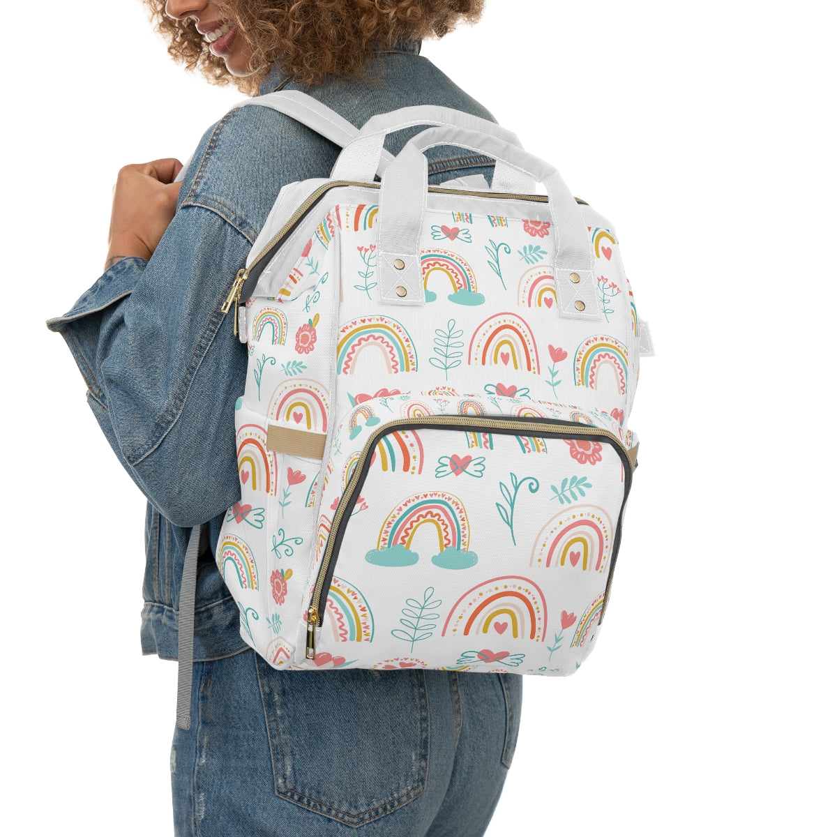 Rainbows Multifunctional Baby Diaper Backpack