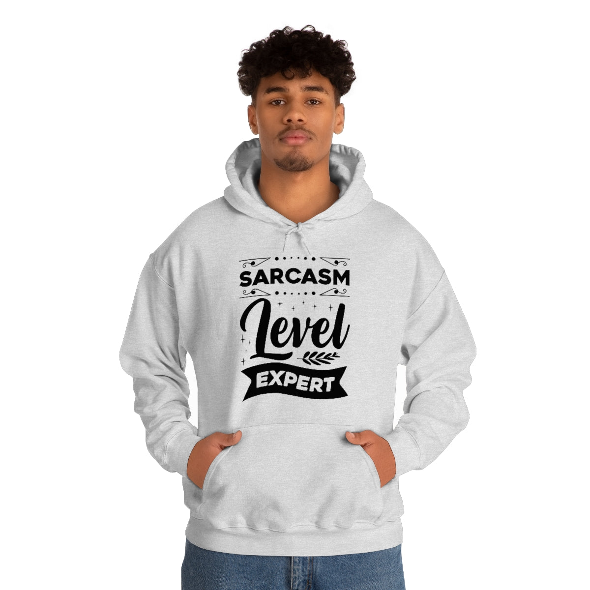 Sarcasm Level Expert Unisex Heavy Blend™ Hooded Sweatshirt