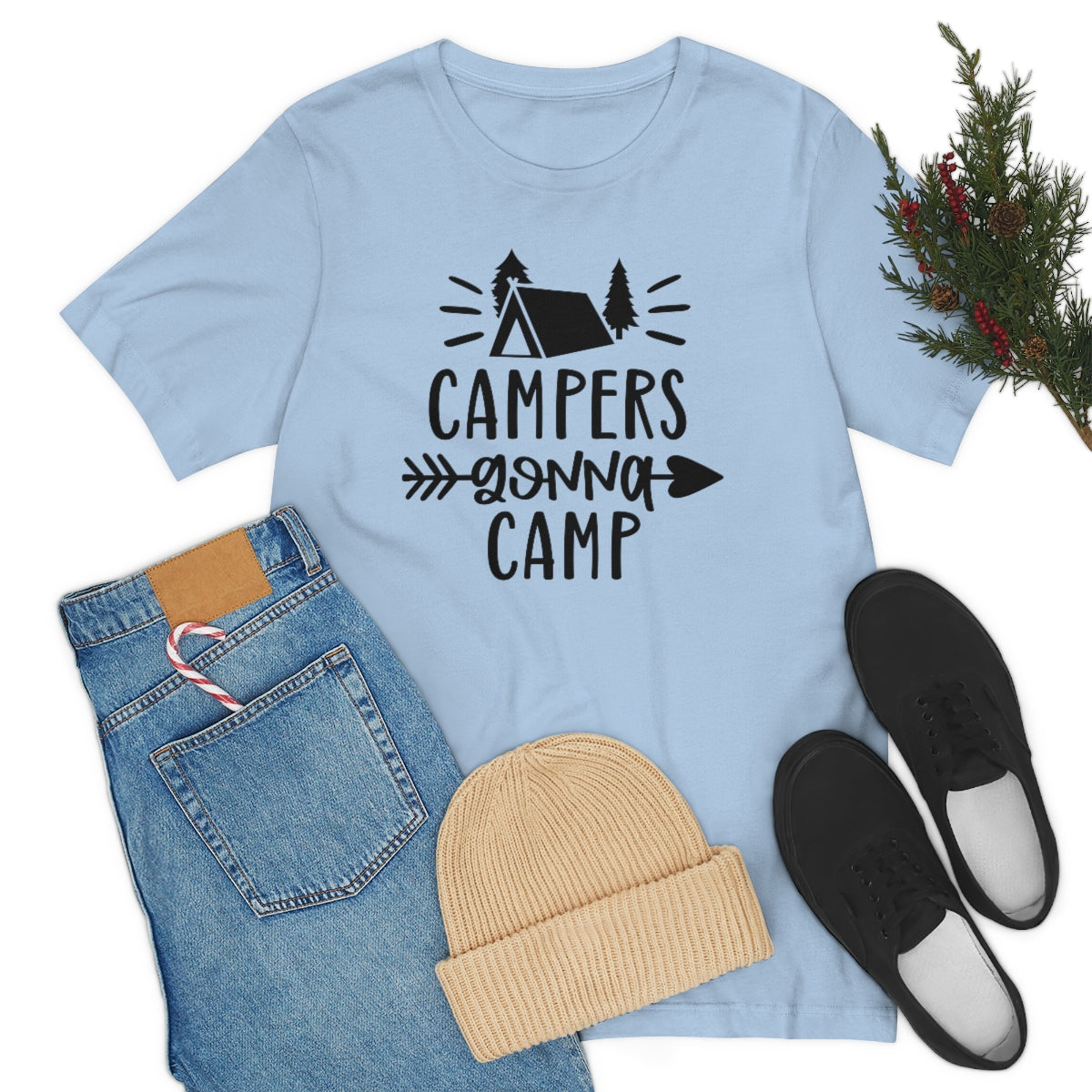 Campers Gonna Camp Unisex Jersey Short Sleeve Tee