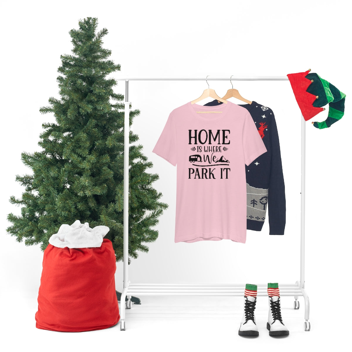 Home Is Where We Park It Unisex Jersey Short Sleeve Tee