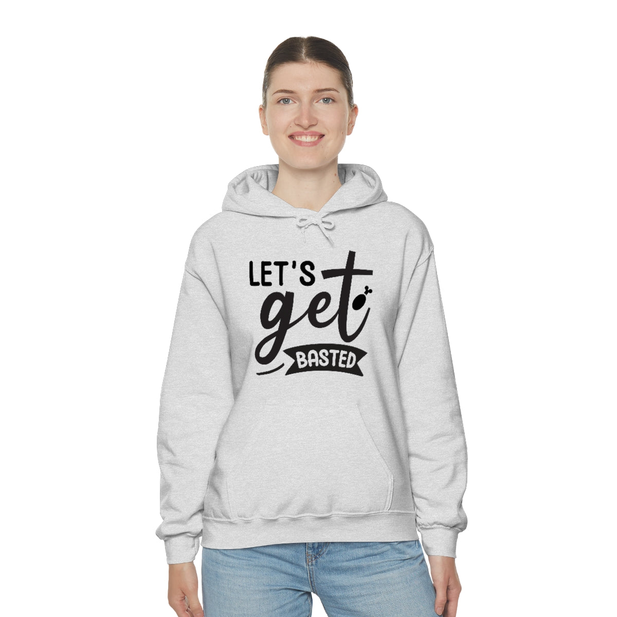 Lets Get Basted Unisex Heavy Blend™ Hooded Sweatshirt